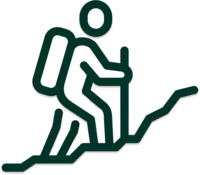 hiking icon